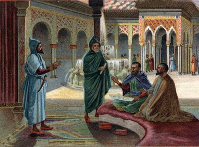 Scènes de Royaumes Disparus : Conseil Maure (Maures, nom donné aux Arabes qui occupaient une partie de l