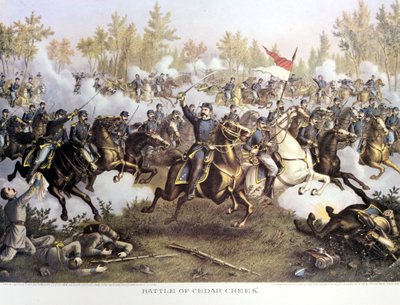 Guerre de Sécession (1861 - 1865) ou guerre civile américaine : 19 octobre - Unknown artist