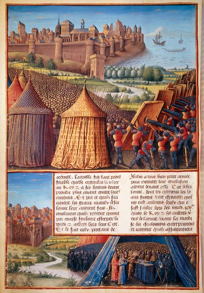 Deuxième croisade : vue du siège d