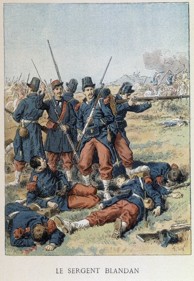 Le sergent Blandan mort lors de la conquête de l