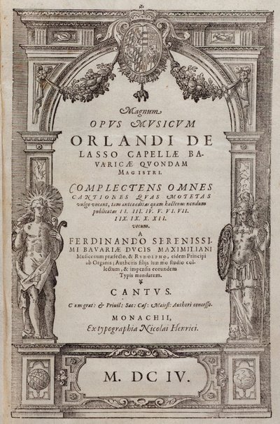 Partition des Psalmi Poenitentiales par Roland de Lassus (1604) - Unknown artist