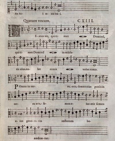 Partition de Psalmi Poenitentiales par Roland de Lassus (1604) - Unknown artist