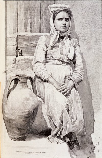 Jeune fille sicilienne - Unknown artist
