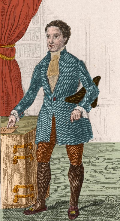 Siècle des Lumières : portrait de Denis Diderot (1713-1784), écrivain et philosophe français. Gravure de 1876. - Unknown artist