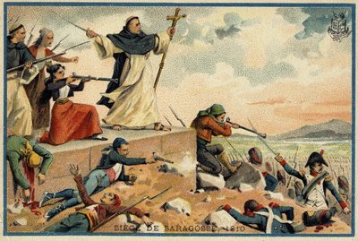 Siège et capture de Saragosse en 1809 - Unknown artist