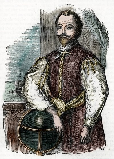 Sir Francis Drake - Unknown artist