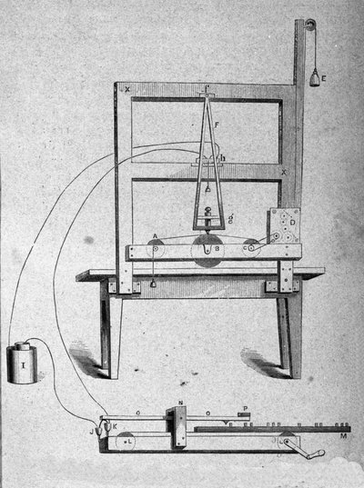 Esquisse du premier télégraphe de l