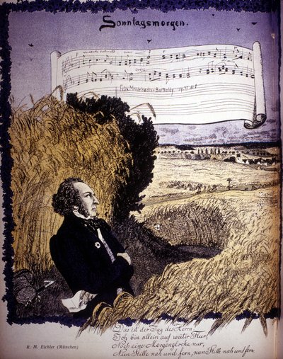 Sonntagsmorgen, Op. 77 n°1, partition de Félix Mendelssohn - Bartholdy - Unknown artist