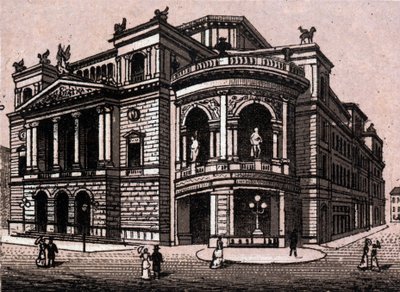 Stadttheater à Vienne en Autriche dans « Le Monde Illustré 168 vues» Non daté (fin du XIXe siècle) - Unknown artist