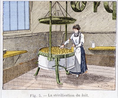 Stérilisation du lait - Unknown artist