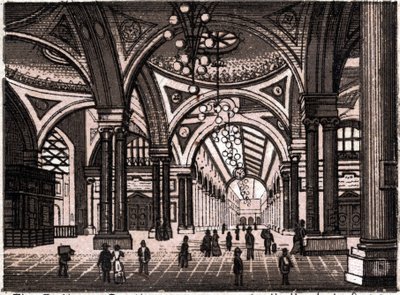 Stuttgart, Allemagne : vue de la salle de la gare dans « Le Monde Illustré 168 vues » sans date (fin XIXe siècle) - Unknown artist