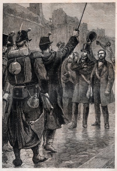 Arrestation de Victor Schoelcher (1804-1893) à la barricade Saint-Antoine, le 4 décembre 1851 - Pendant l