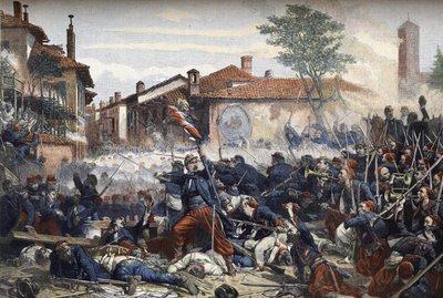 La bataille de Magenta le 4 juin - Unknown artist