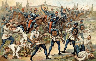 La Bataille de Solférino (24 juin) - Unknown artist