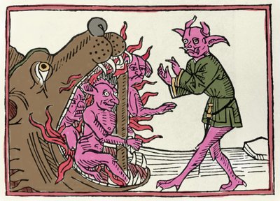 Le procès de Belial : « Le démon Belial retournant à l