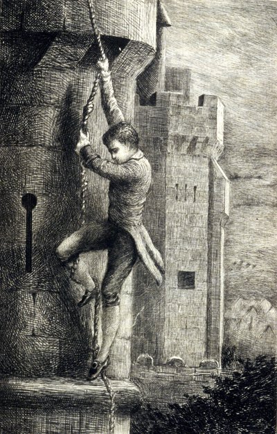 La Chartreuse de Parme de Stendhal. Gravure du 19ème siècle - Unknown artist