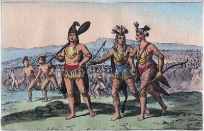 Les chefs de Floride en route pour la guerre (Indien d