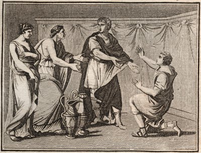 La Continence de Scipion : le général romain Scipion l