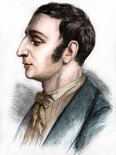 Le comte de Saint-Simon (Claude Henri de Rouvroy). - Unknown artist