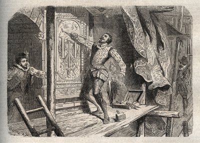 La mort de Jean Goujon (1510-1562 ou 1569) (gravure dans 