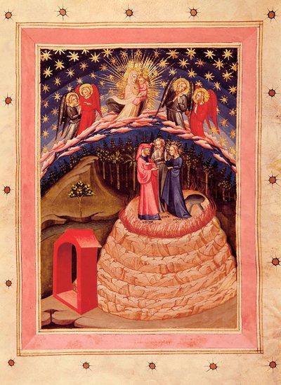La Divine Comédie de Dante Alighieri (1265-1321) : représentation de la Gloire, d