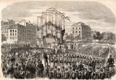 Les fêtes à Paris, entrée de l