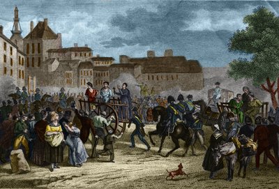 Les Quatre Sergents conduits à l