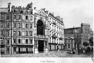 Le Théâtre Historique au XIXe siècle - gravure, Carnavalet - Unknown artist