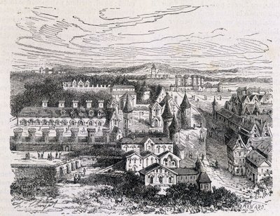 Le Palais des Tournelles, en face de l