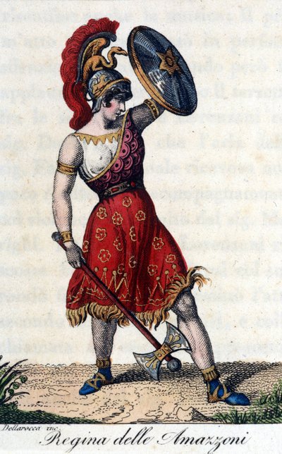 La Reine des Amazones. Illustration d