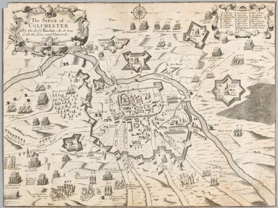 Le siège de Colchester par le Lord Fairfax, tel qu