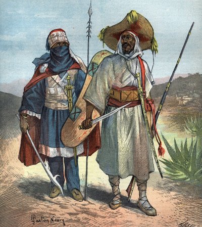 Les Touaregs en 1892 - Unknown artist