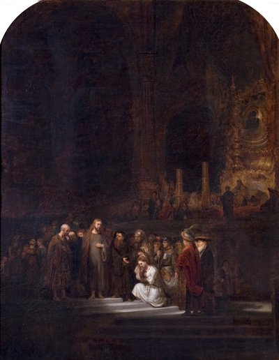 La femme prise en flagrant délit d