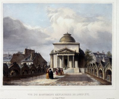 La chapelle expiatoire de Louis XVI à Paris - Unknown artist