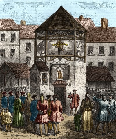 Le livre « La dîme royale » de Sébastien Le Prestre, marquis de Vauban, fut mis au pilori après son interdiction en 1707. - Unknown artist