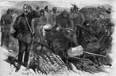 La prise de Magdala en Éthiopie le 13/04/1868 : les troupes du général Robert Cornelis (Cornelius) Napier (1810-1890) ont pris d