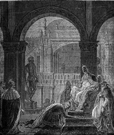 Le conflit entre Frédéric Barberousse et le pape Alexandre III (1105-1181). Humiliation de l