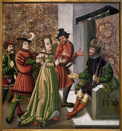 La conversation (disputatio) entre Sainte Catherine et les philosophes - Unknown artist
