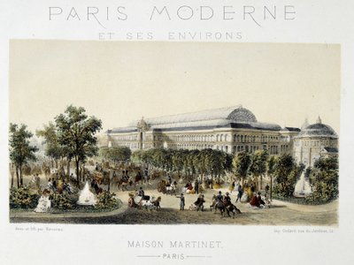 La foule sur les Champs-Élysées - Unknown artist