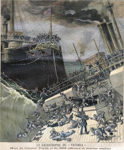 Le désastre du cuirassé « Victoria » en 1893. Mort de l