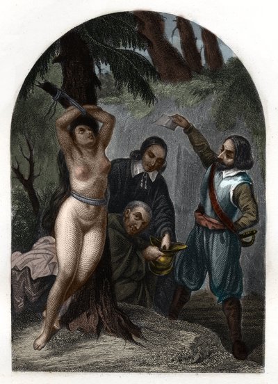 Les dragonnades des Cévennes sous Louis XIV (1643-1715), persécution des protestants. - Unknown artist