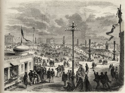 La fête du 15 août 1867 au Trocadéro à Paris - L