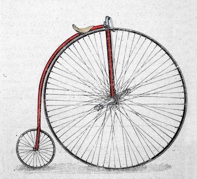 Le grand bi, ou grand-bi, a été inventé entre 1865 et 1870 - Unknown artist