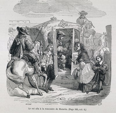 Le roi est allé à la rencontre de Mazarin - Unknown artist