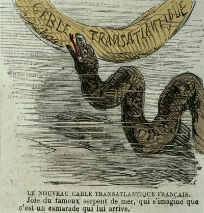 Le nouveau câble transatlantique français - Joie du célèbre serpent de mer, qui imagine qu