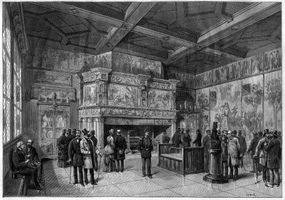 La nouvelle salle du Musée de Cluny à Paris en 1883 - Unknown artist