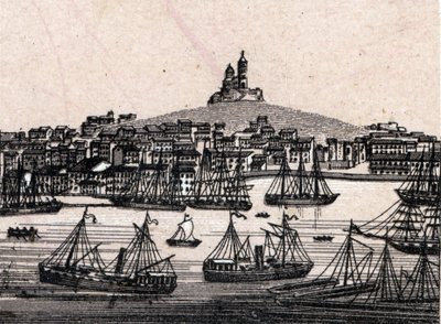 Le vieux port de Marseille dans "Le monde illustré 168 vues" Non daté (fin XIXe siècle) - Unknown artist