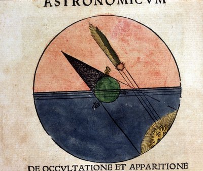 Le phénomène des comètes - dans Astronomicon caesarum, traité du 16e siècle - Unknown artist