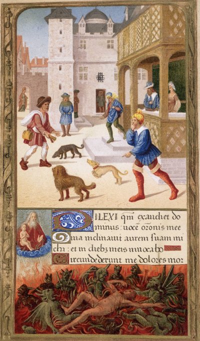 La peste, France 16ème siècle - Unknown artist