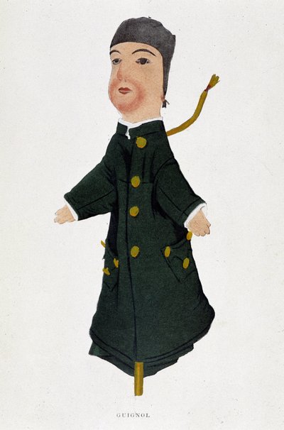 La marionnette Guignol - Unknown artist